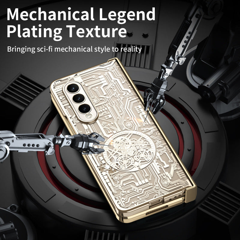 Galaxy Z Fold Series Mechanical Integrated Electroplating Case casemarts