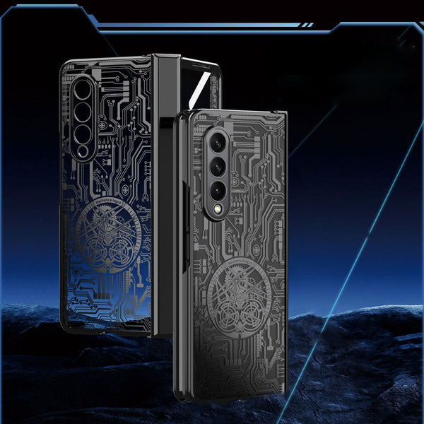 Galaxy Z Fold Series Mechanical Integrated Electroplating Case casemarts