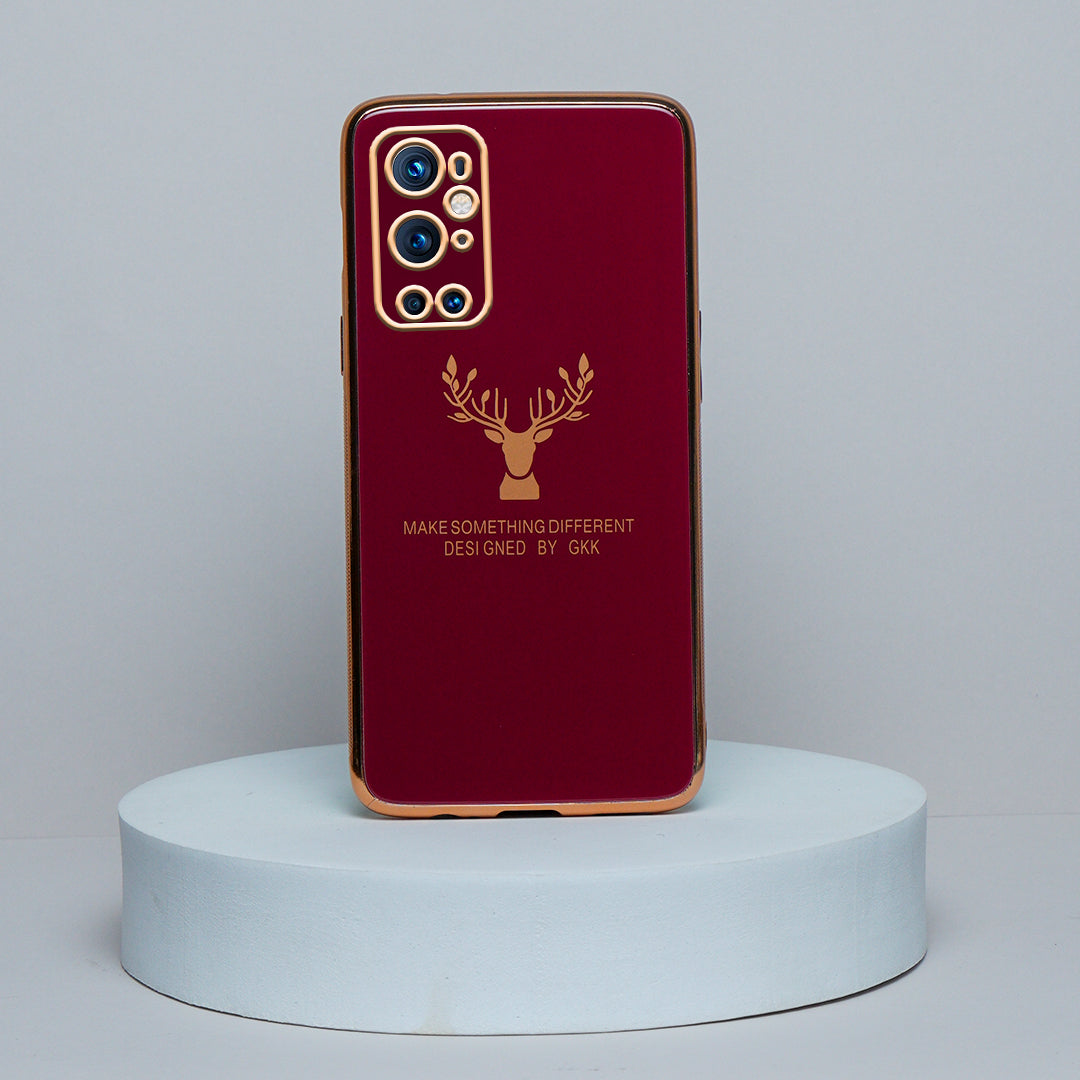 OnePlus 9 Pro Electroplating Reindeer Pattern Glass Case casemarts