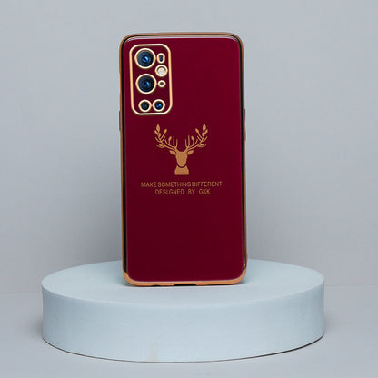 OnePlus 9 Pro Electroplating Reindeer Pattern Glass Case casemarts