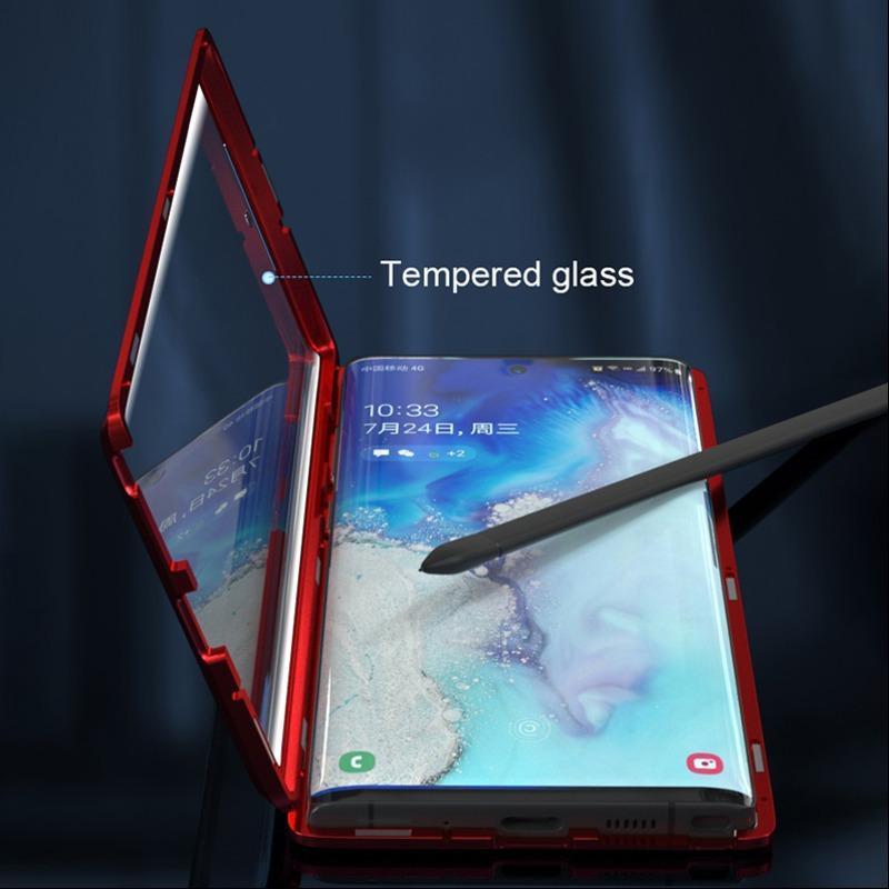 Samsung Galaxy Note Series (Front+ Back) Glass Magnetic Case casemarts