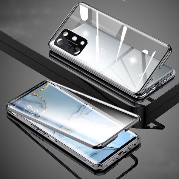 OnePlus Series  Electronic Auto-Fit (Front+ Back) Glass Magnetic Case casemarts