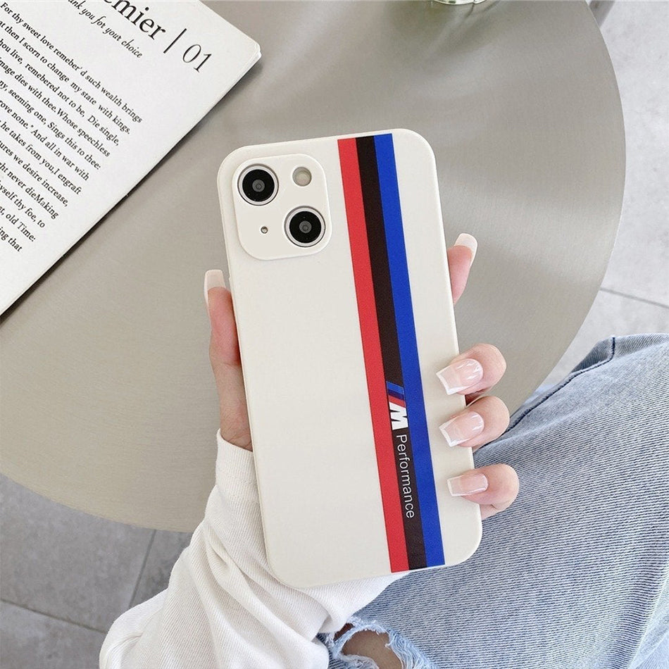 Soft Liquid silicone BMW Case - iPhone casemarts