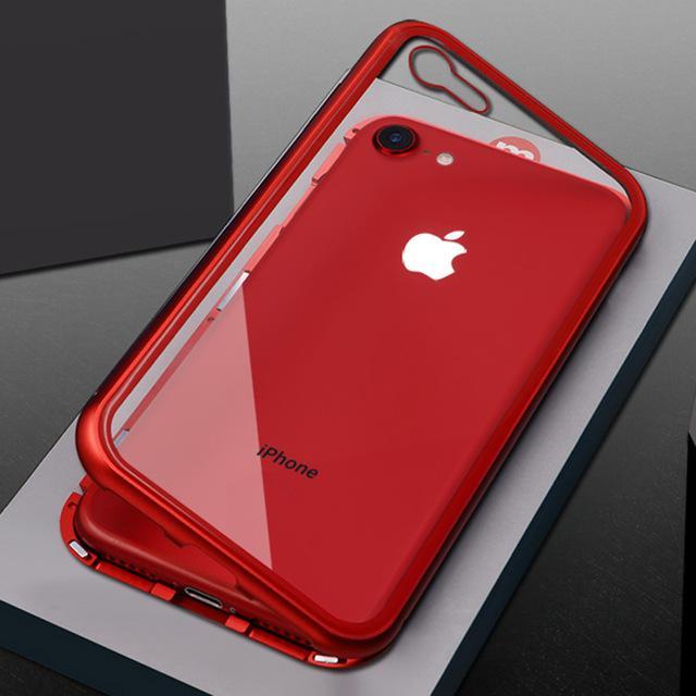 New Electronic Auto-Fit Magnetic Glass Case for iPhone casemarts