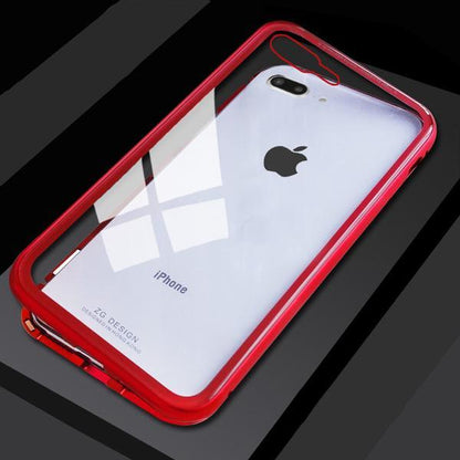 New Electronic Auto-Fit Magnetic Glass Case for iPhone casemarts