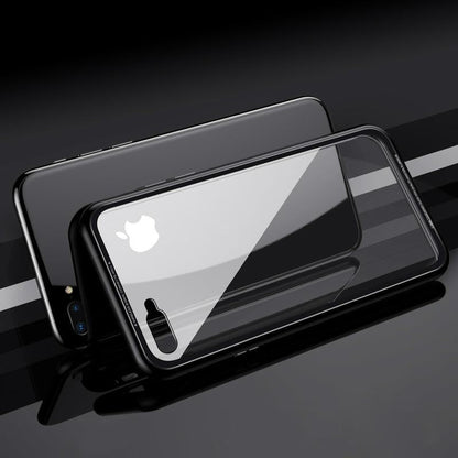 New Electronic Auto-Fit Magnetic Glass Case for iPhone casemarts