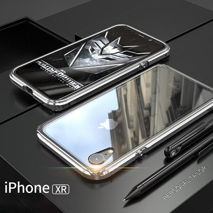 New Electronic Auto-Fit Magnetic Glass Case for iPhone casemarts