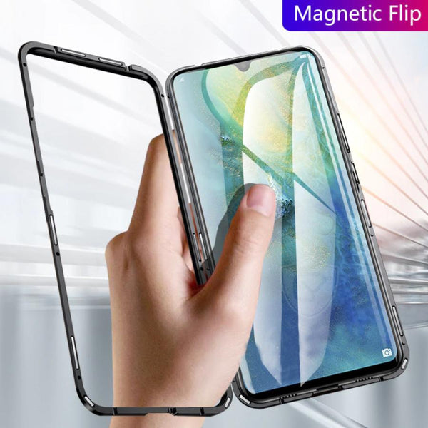 Galaxy Series Electronic Auto-Fit Magnetic Transparent Glass Case casemarts