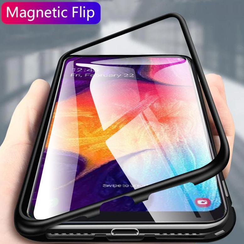 Galaxy Series Electronic Auto-Fit Magnetic Transparent Glass Case casemarts