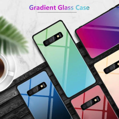 Galaxy S10 Gradient Soft Edge Glass Back Case casemarts