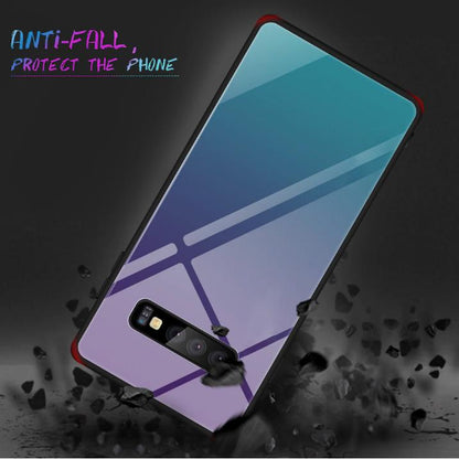 Galaxy S10 Gradient Soft Edge Glass Back Case casemarts