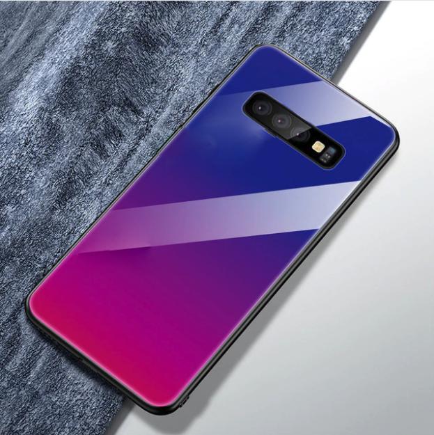 Galaxy S10 Gradient Soft Edge Glass Back Case casemarts