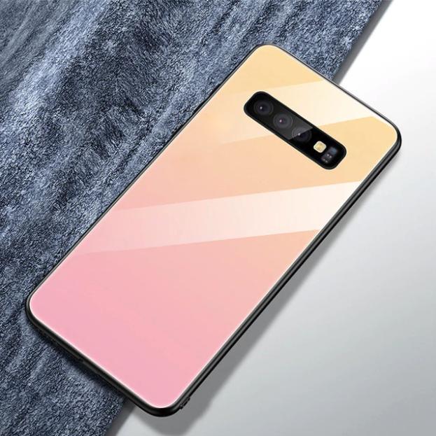 Galaxy S10 Gradient Soft Edge Glass Back Case casemarts