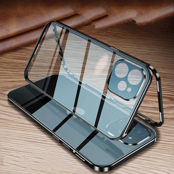 iPhone - Auto Fit Magnetic Glass Camera Protective Case casemarts