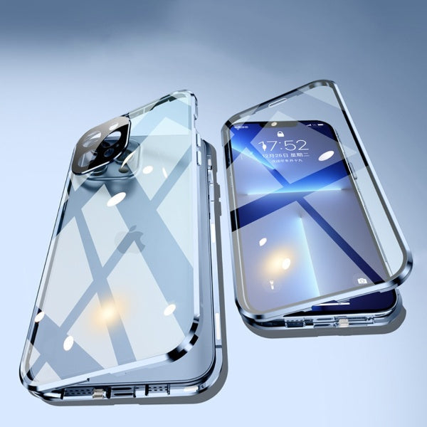 iPhone - Auto Fit Magnetic Glass Camera Protective Case casemarts