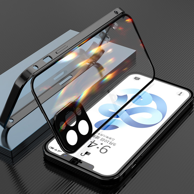 iPhone - Auto Fit Magnetic Glass Camera Protective Case casemarts