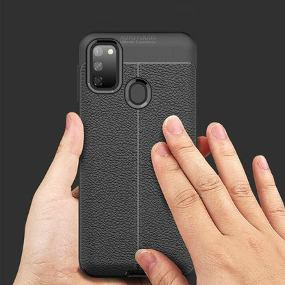 Galaxy M30s Auto Focus Leather Texture Case casemarts