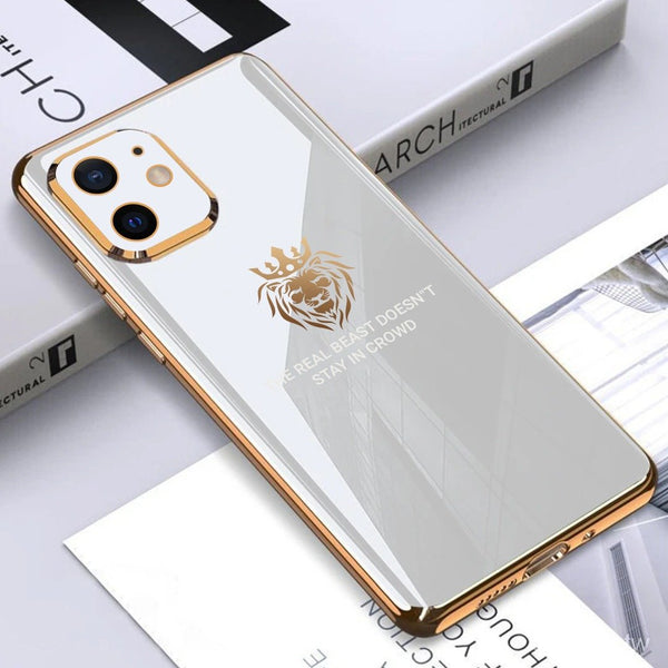 iPhone 11 Series Electroplating Lion Pattern Case casemarts