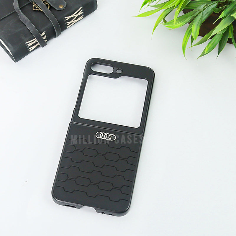 Galaxy Z Flip5 Audi Logo Pattern Case casemarts