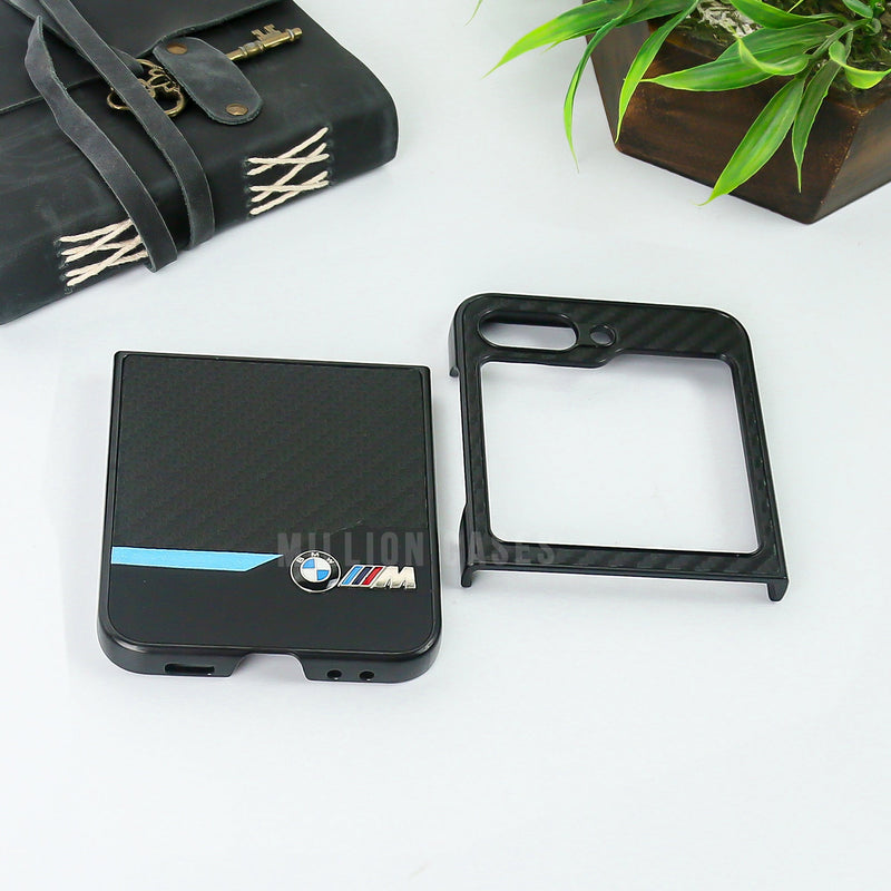 Galaxy Z Flip5 BMW Carbon Fiber Case casemarts