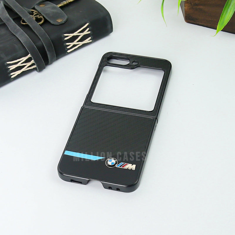 Galaxy Z Flip5 BMW Carbon Fiber Case casemarts