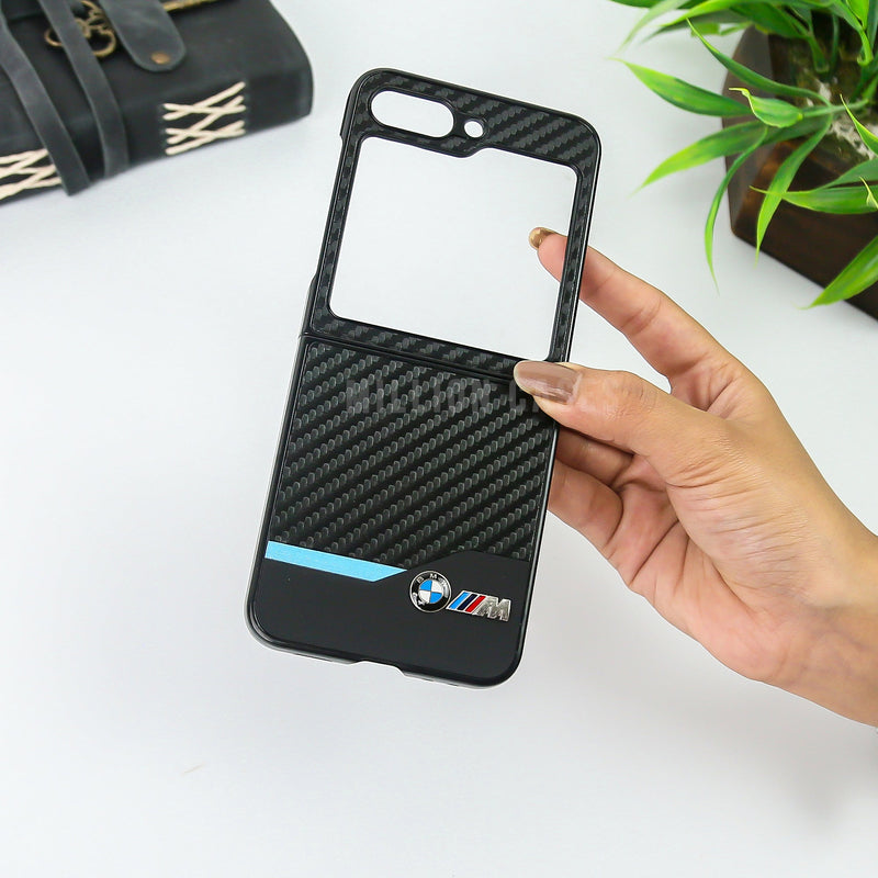 Galaxy Z Flip5 BMW Carbon Fiber Case casemarts