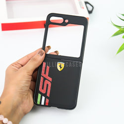 Galaxy Z Flip5 Speed Edition Ferrari Leather Case casemarts