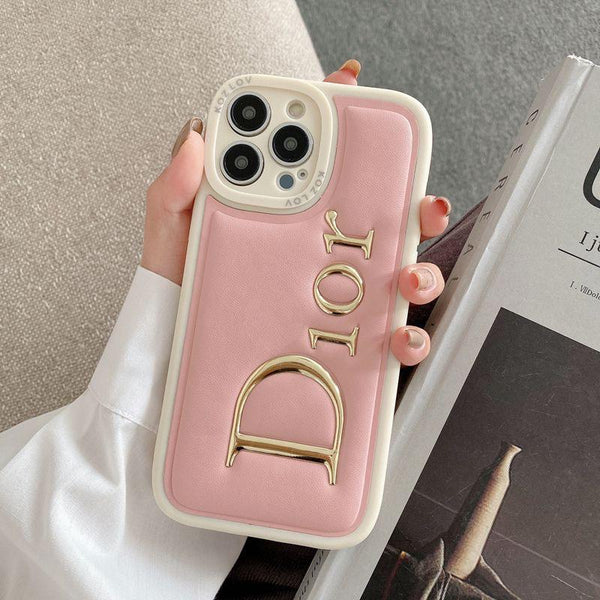 Luxury Dior Print Puffer Case - iPhone casemarts