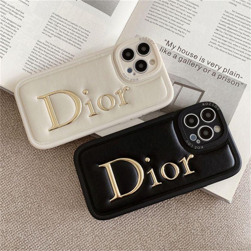 Luxury Dior Print Puffer Case - iPhone casemarts