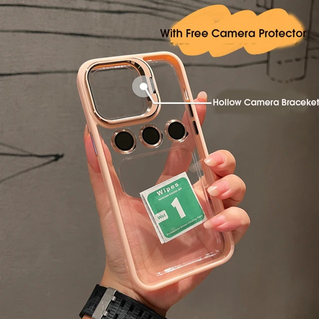 Luxury Camera Lens Flip Bracket Case - iPhone casemarts