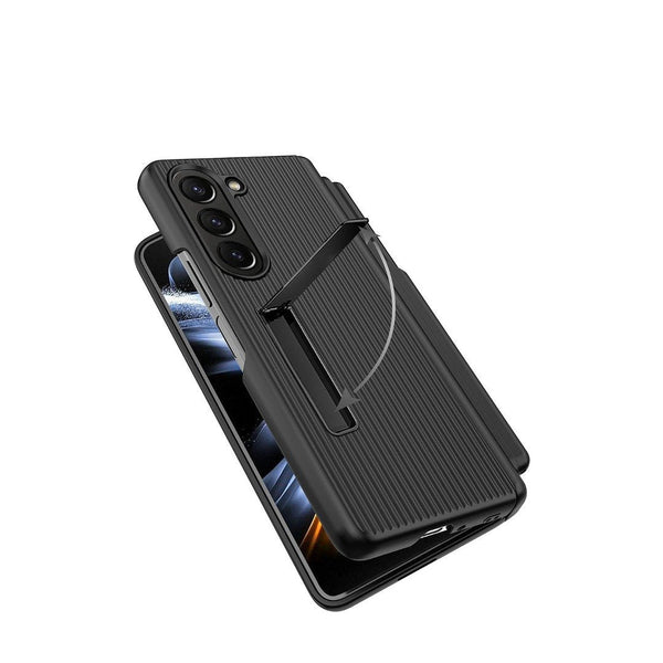 Galaxy Z Fold5 Elegant Hinged Case With Kickstand casemarts