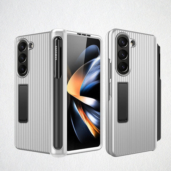 Galaxy Z Fold5 Elegant Hinged Case With Kickstand casemarts