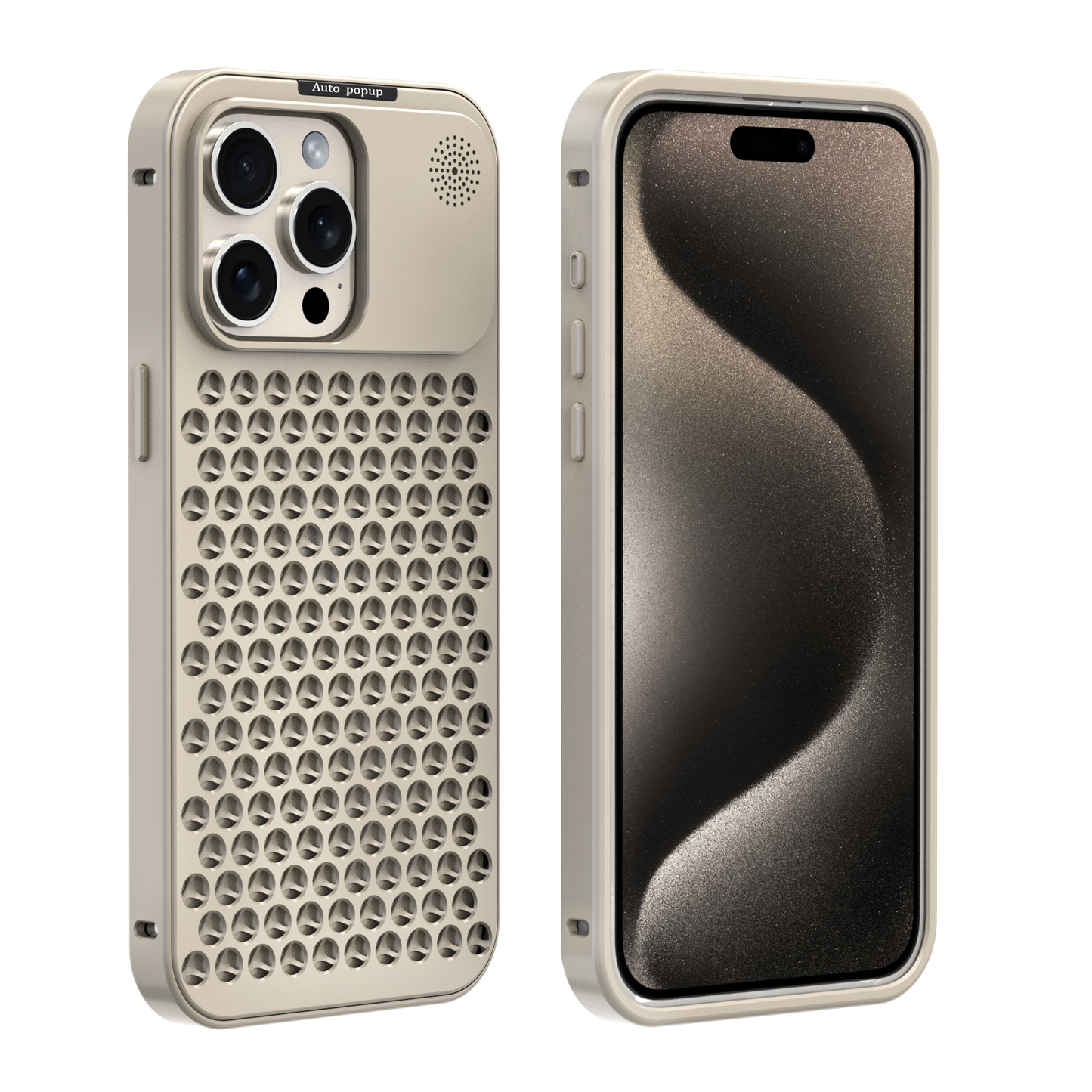 iPhone 15 Series Aero Mesh Pro ® Metallic Hybrid Case casemarts