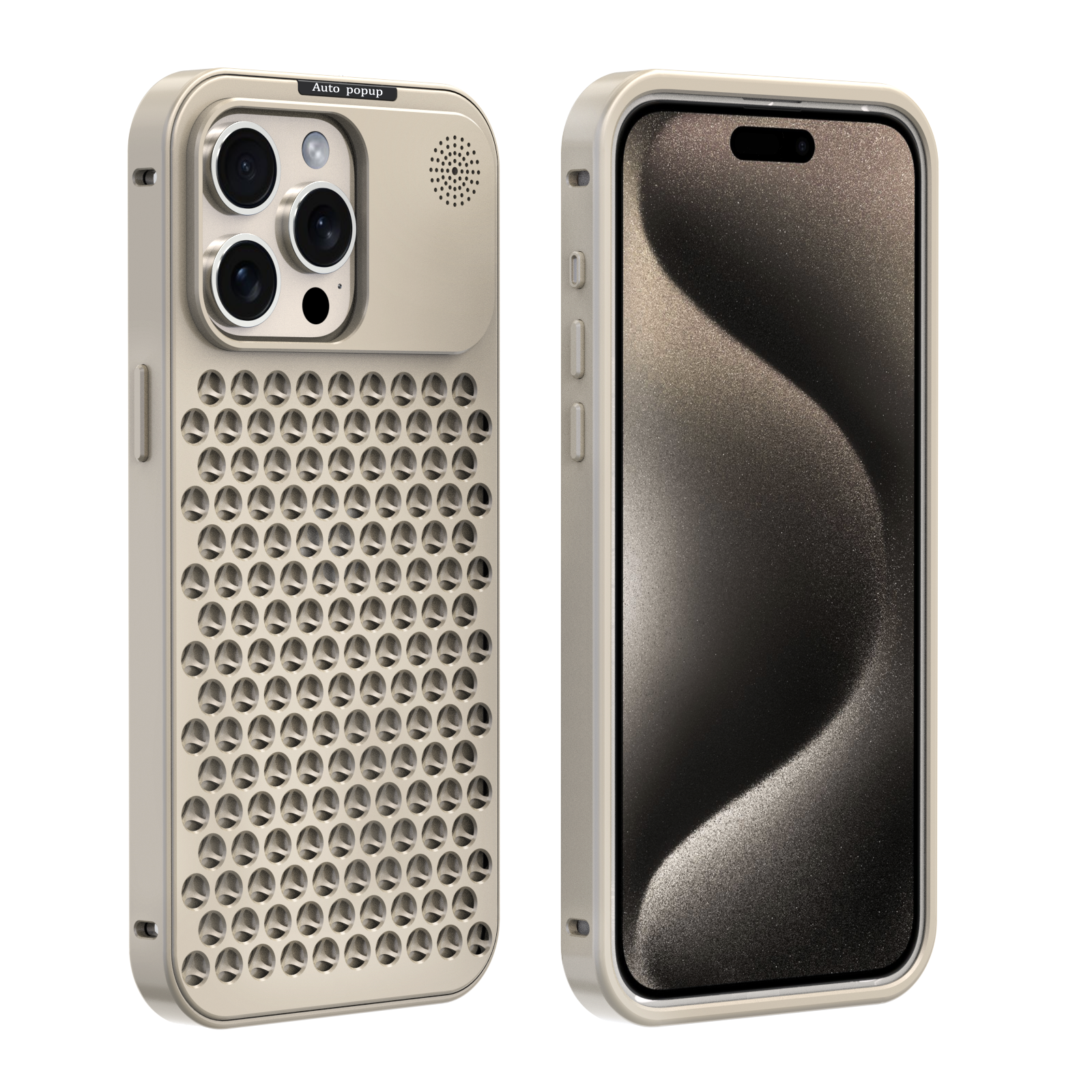 iPhone 15 Series Aero Mesh Pro ® Metallic Hybrid Case casemarts