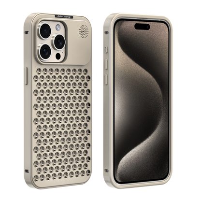 iPhone 15 Series Aero Mesh Pro ® Metallic Hybrid Case casemarts