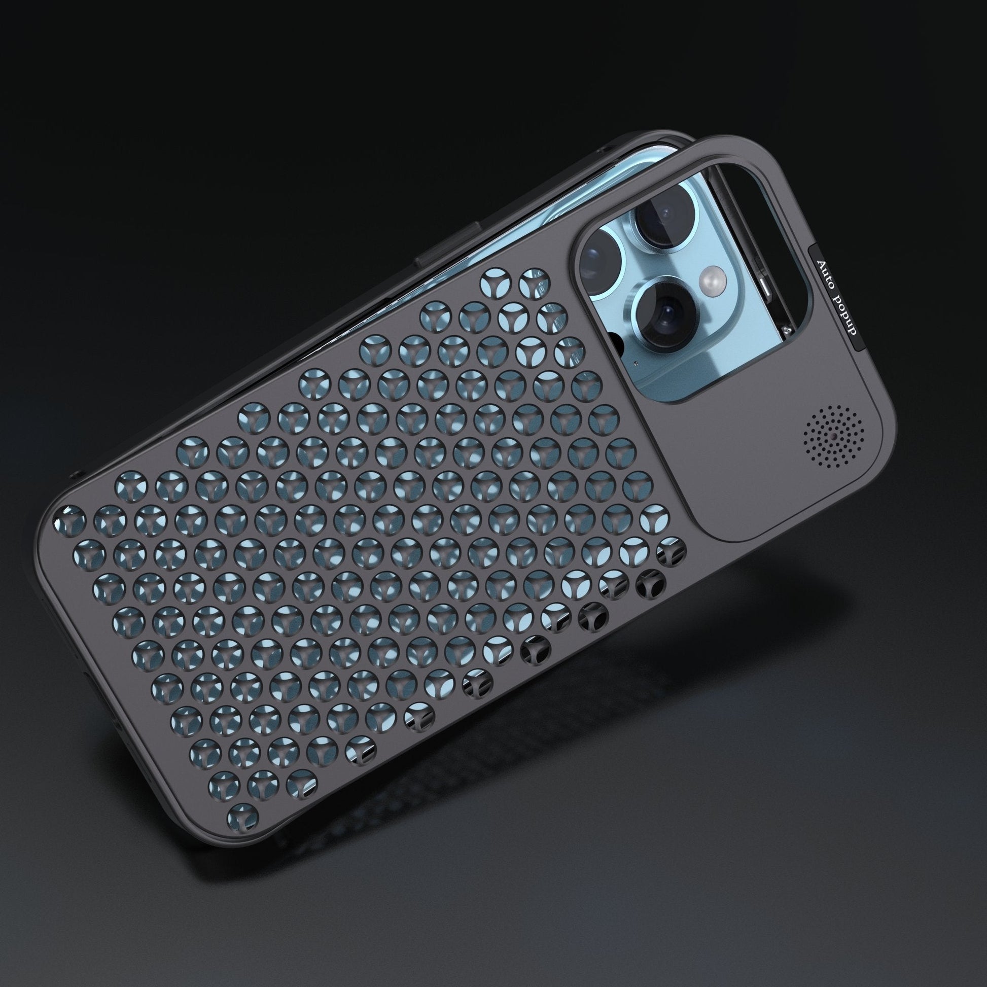 iPhone 15 Series Aero Mesh Pro ® Metallic Hybrid Case casemarts