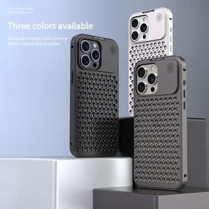 iPhone 15 Series Aero Mesh Pro ® Metallic Hybrid Case casemarts