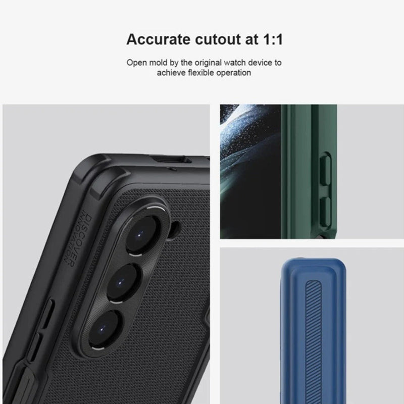 Galaxy Z Fold5 DefendPlus Frosted Bracket Phone Case casemarts