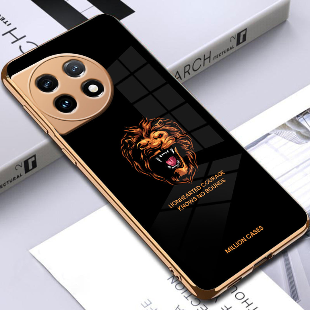 Majestic Lion Glass Phone Case - OnePlus casemarts