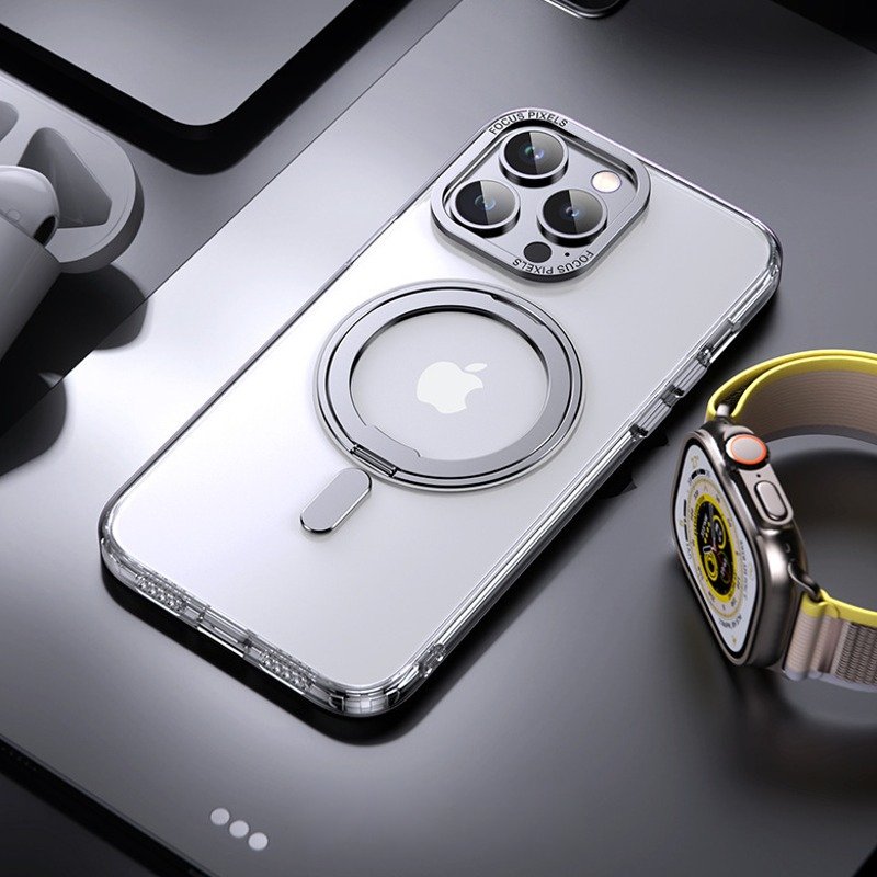 Magnetic 360° Rotation Ring Holder Case - iPhone casemarts