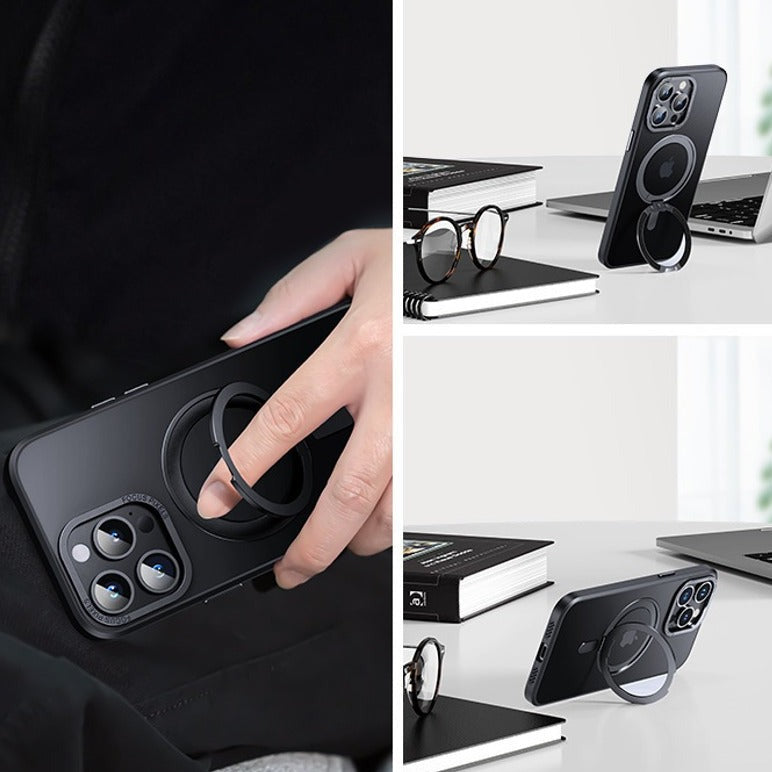 Magnetic 360° Rotation Ring Holder Case - iPhone casemarts