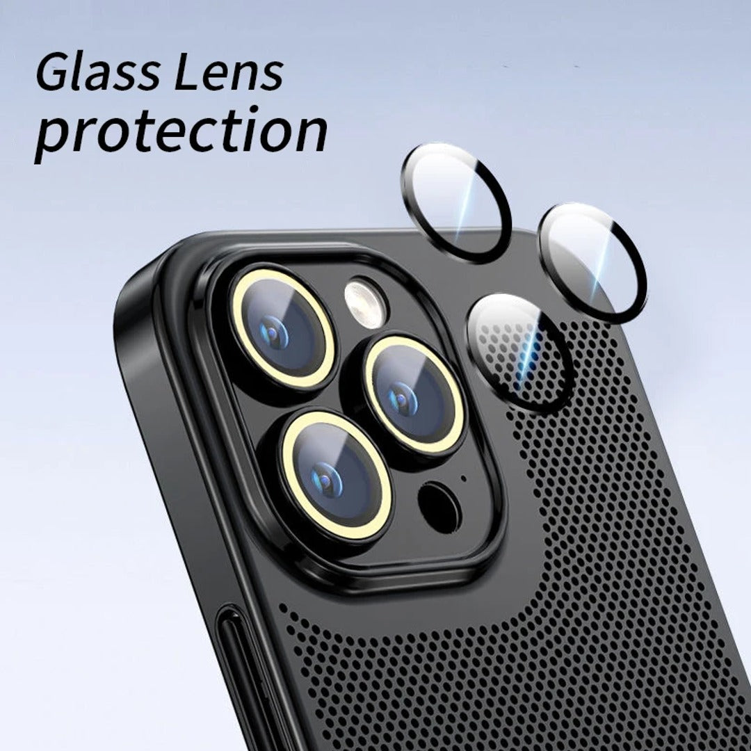 Titanium Mesh Protective Lens Case - iPhone casemarts