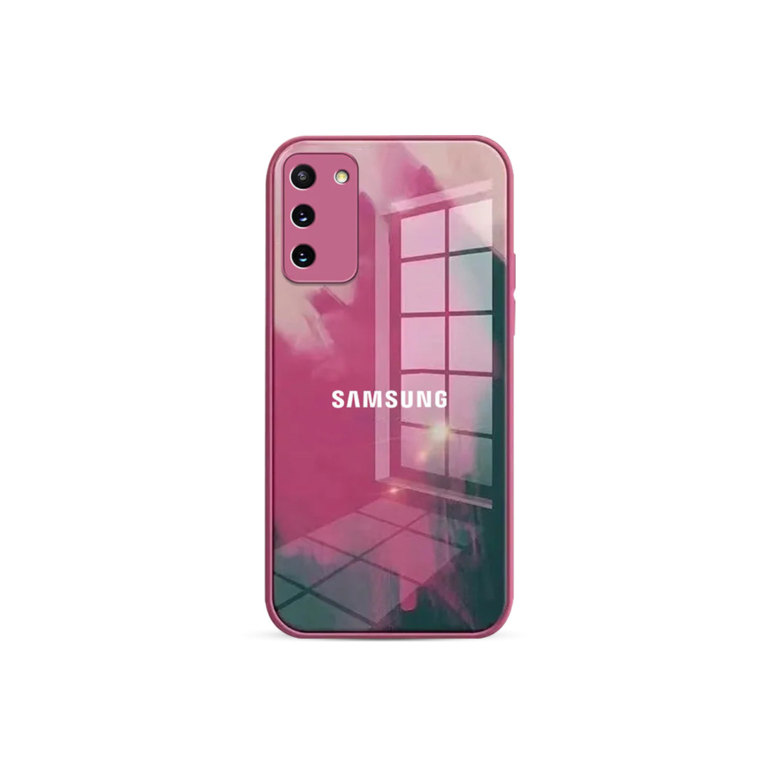 Moire Color Pattern Glass Case - Samsung casemarts