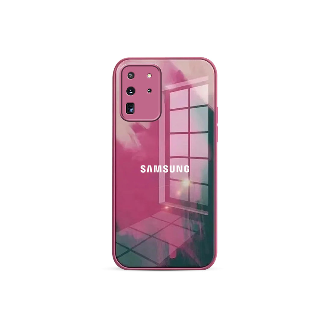 Moire Color Pattern Glass Case - Samsung casemarts