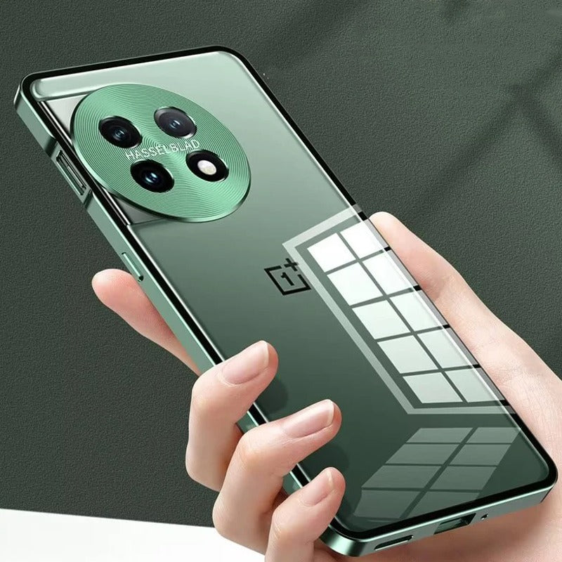 Aluminium Alloy Metal Frame Glass Case - OnePlus casemarts