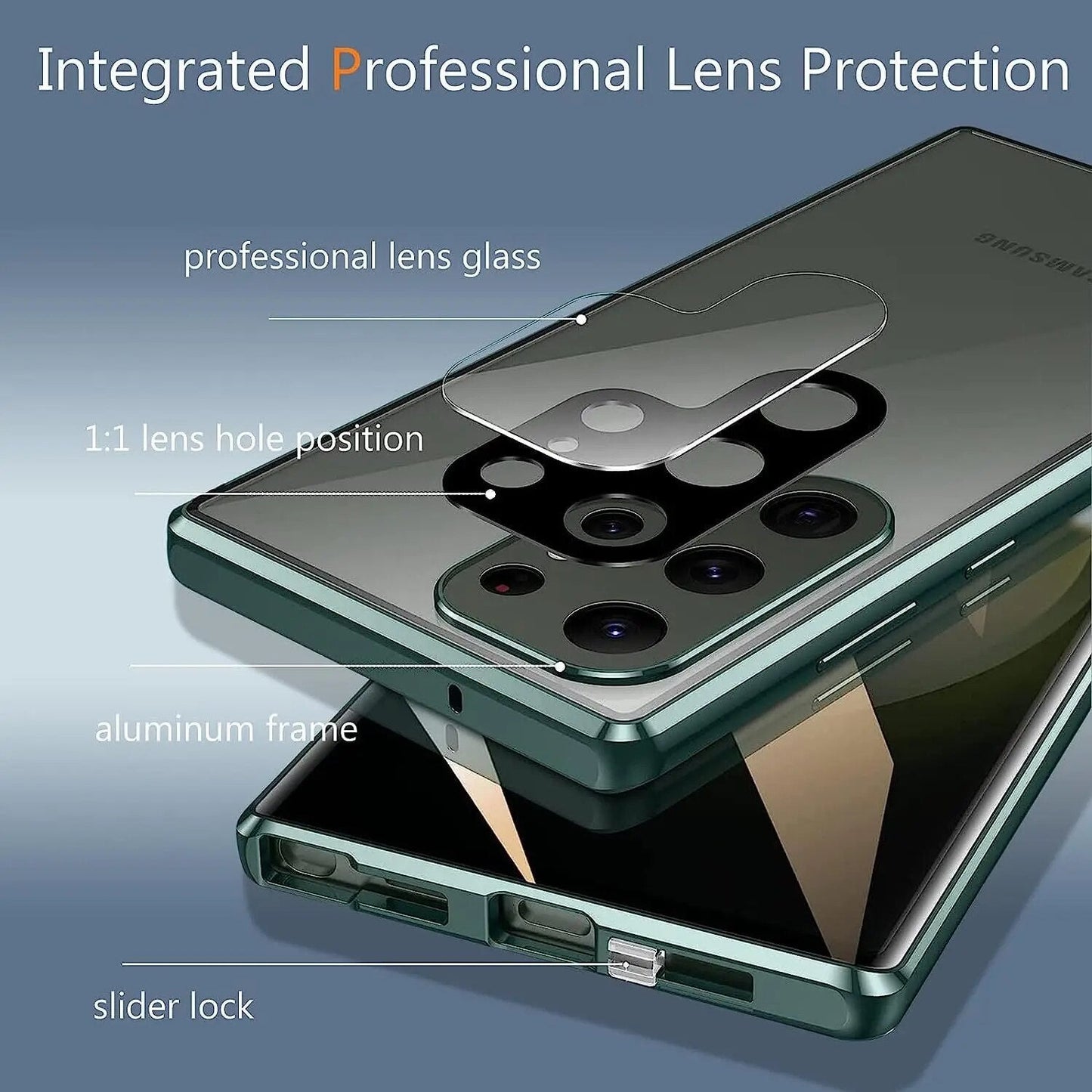 Dual Shield Magnetic Glass Case - Samsung casemarts