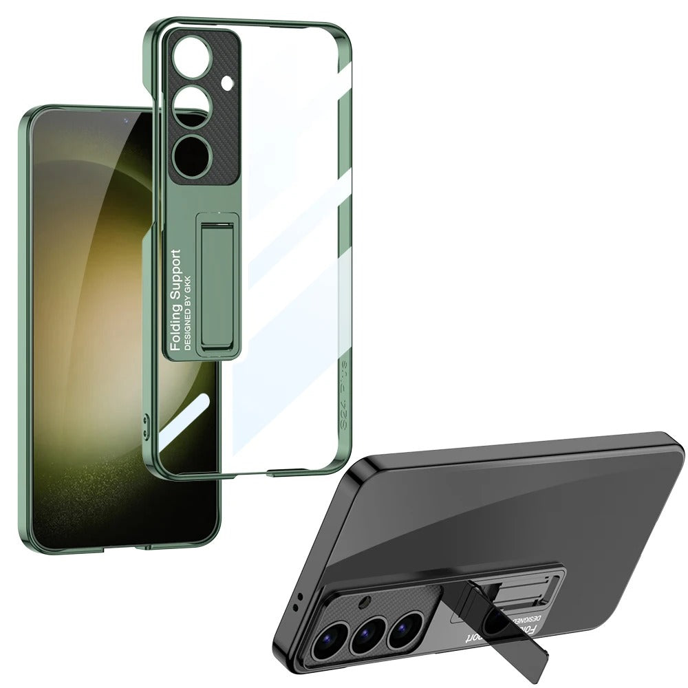 Luxury Ultra Clear Hybrid Stand Case - Samsung casemarts