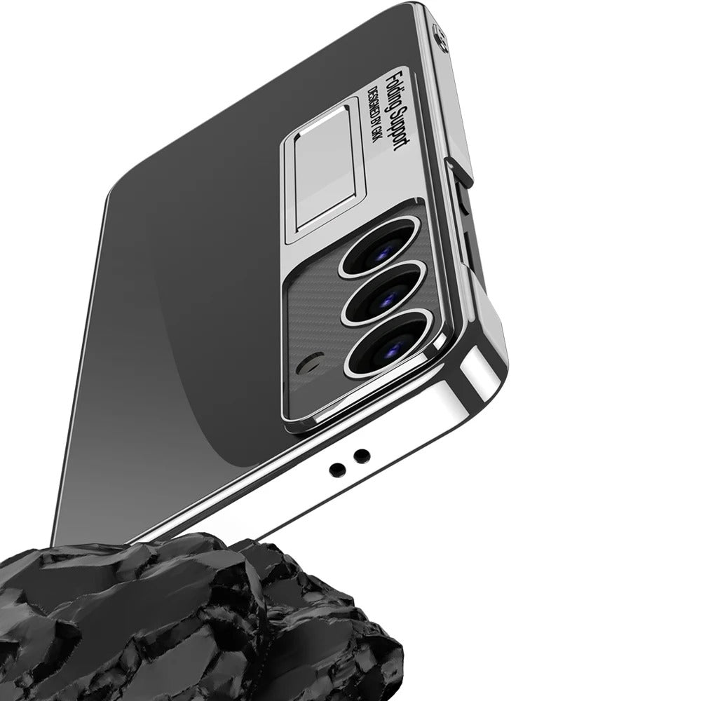 Luxury Ultra Clear Hybrid Stand Case - Samsung casemarts