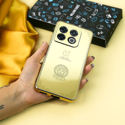 Crafted Gold Versace Luxurious Camera Protective Case - OnePlus casemarts