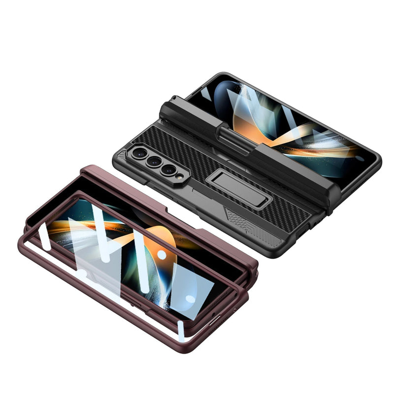 Galaxy Z Fold4 Armor Kickstand Case With Pen Holder casemarts